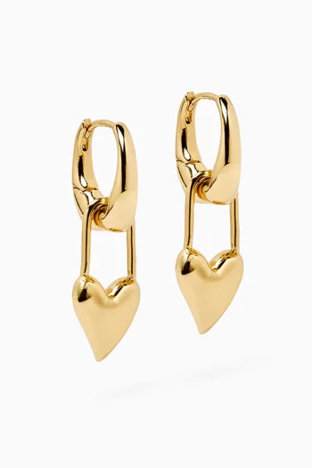 Mini Loff Earrings in 18kt Gold-plated Metal