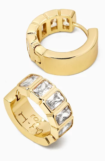Mini Kwarlo Earrings in 18kt Gold-plated Metal