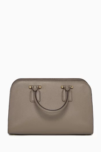 Midi Georgia Tote Bag in Calf Leather