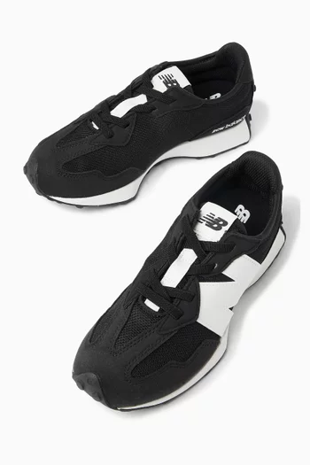 سنيكرز 327 جلد وقماش شبكي