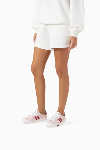 Court Ace Sneakers in Canvas & Leather