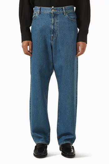 بنطال جينز مطرز دينم