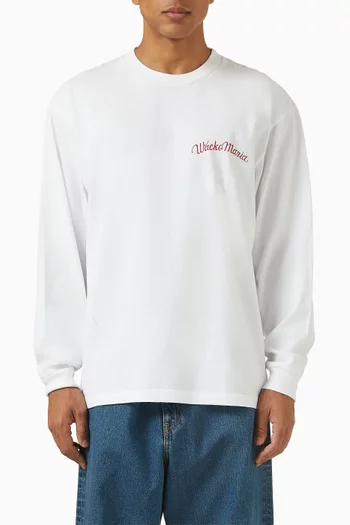 Washed Crewneck T-shirt in Cotton
