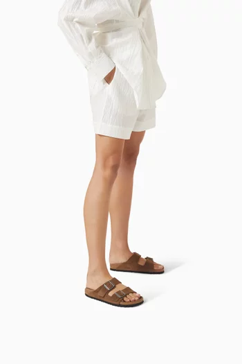 Arizona Soft Footbed Sandals in Suede