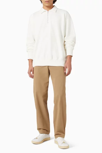 Half Zip Sweater in Cotton