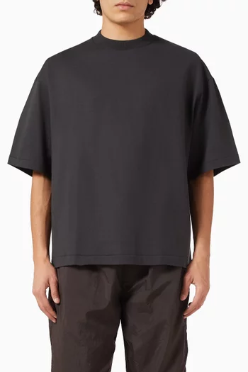 تي شيرت بفتحة رقبة مستديرة قطن سوبيما