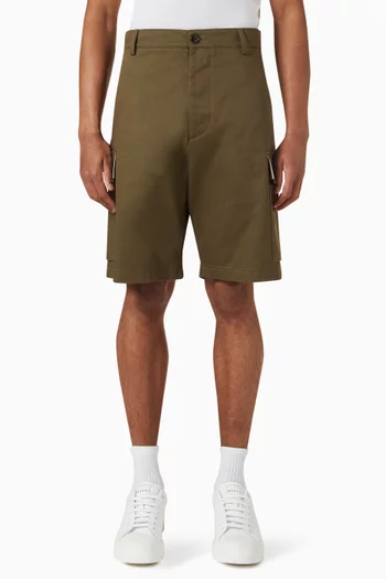 Cargo Shorts in Organic Gabardine