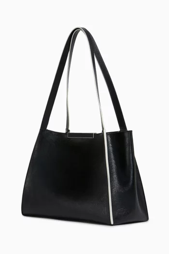 Cresta E/W Small Tote Bag in Leather