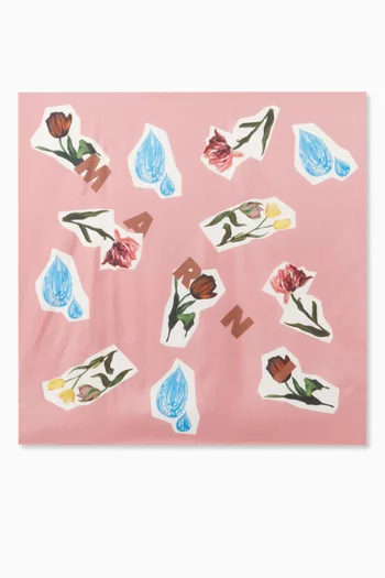 Logo Graphic-print Scarf