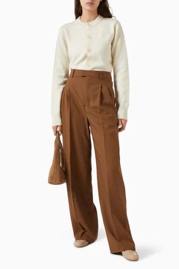 Knit Cardigan in Wool Blend