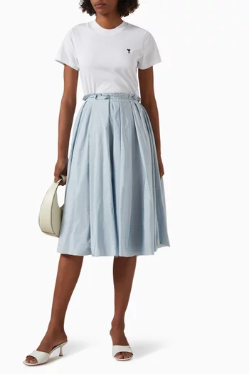 Cropped Ami De Coeur T-shirt in Cotton