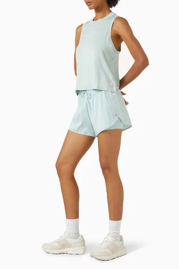 شورت دايلي سبيد بطول 2.5"‏ بوصة قماش بريذ إنترلوك