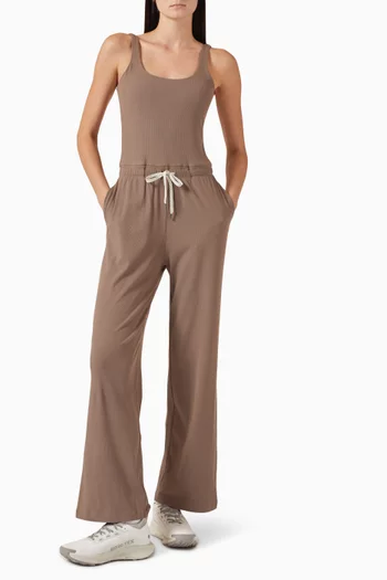 Pose Scoop Jumpsuit in Rayon-blend