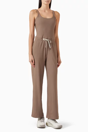 Pose Scoop Jumpsuit in Rayon-blend