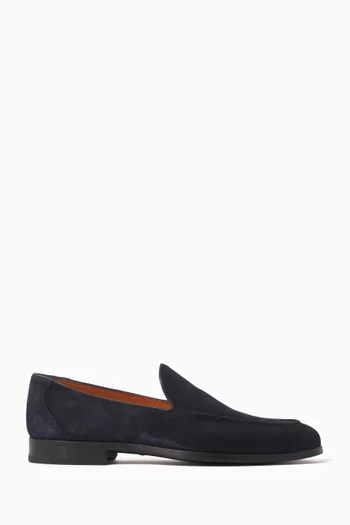 Hook Penny Loafers in Suede