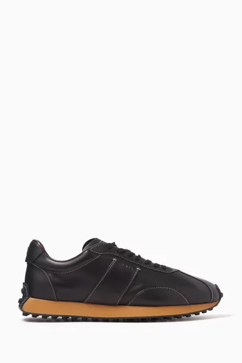 T Vintage Sneakers in Leather