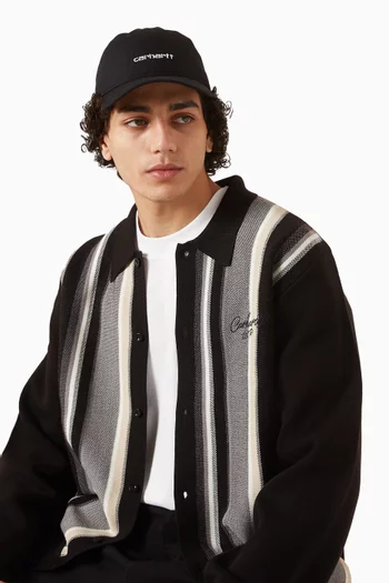 Canvas Script Cap in Cotton