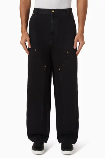 Nash Double Knee Pants in Denim