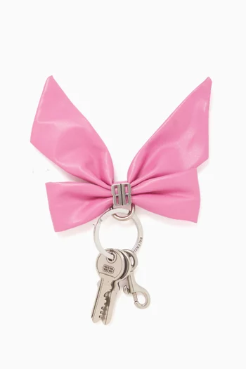 Clémence Bow Keychain in Metal