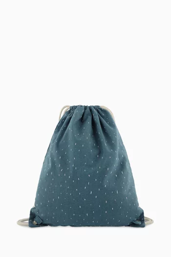Mr. Triceratops Drawstring Bag
