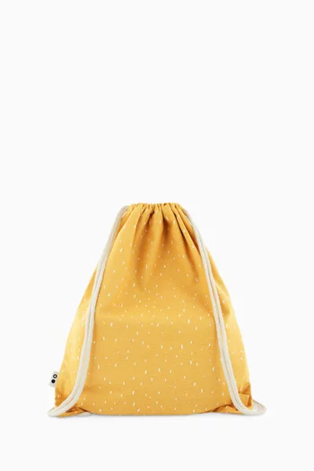 Mr. Lion Drawstring Bag