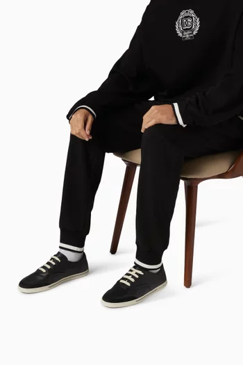 Tennis Low-top Sneakers in Leather