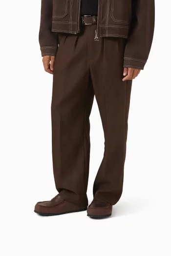 Naples Wrapped Clogs in Oiled Natural Leather