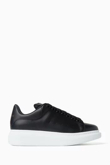 Oversized Sneakers in Calf Leather