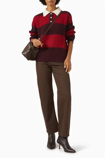 سترة رغبي بنسيج سميك للجنسين