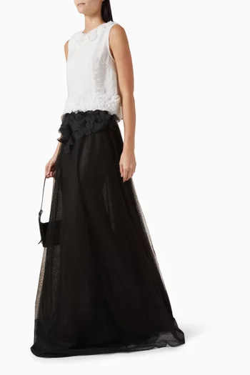 Decorated Dress in Tulle