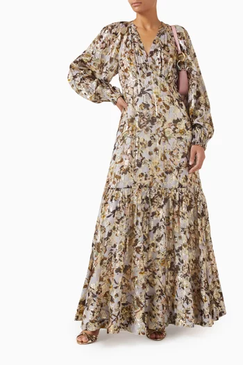 Floral Gown in Georgette
