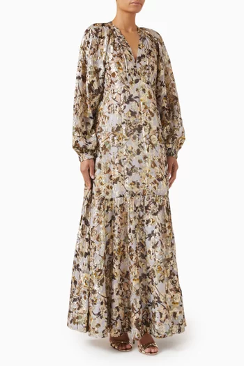 Floral Gown in Georgette