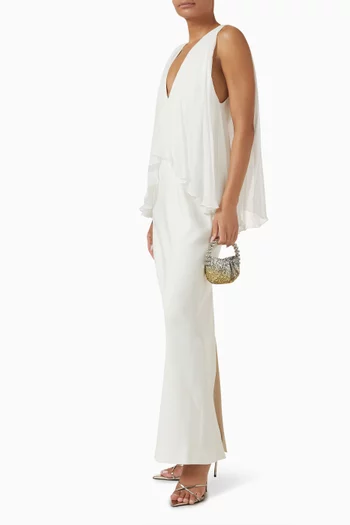 Galina Maxi Dress in Silk