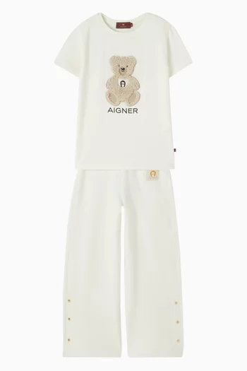 Wide-leg Pants in Lycra