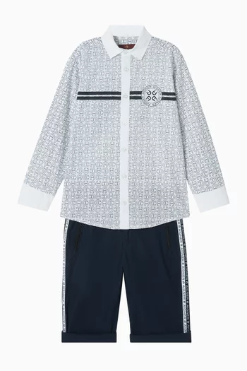 Logo Bermuda Shorts