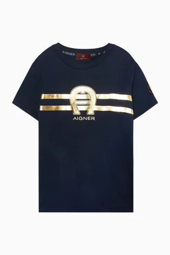 Logo T-shirt in Cotton