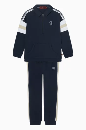 Logo Polo Sweatshirt