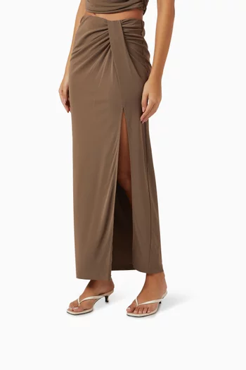 Lara 35 Slipper Mules in Satin