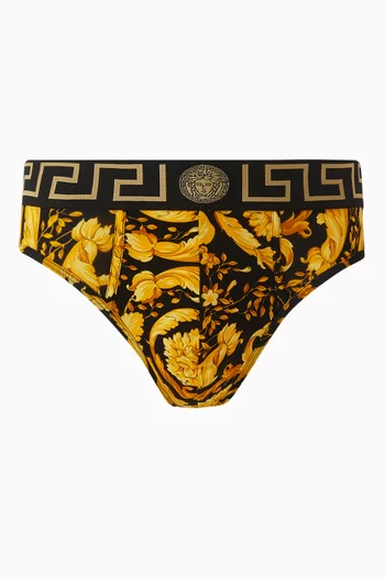 Barocco Briefs in Stretch Cotton