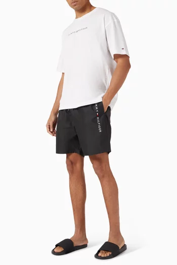 Logo Drawstring Swim Shorts
