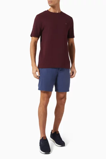 Interlock Knit T-shirt in Cotton