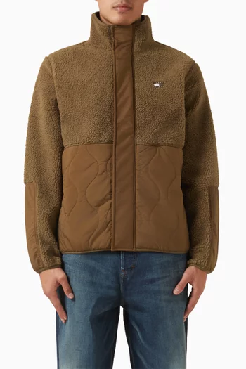 Quilted Teddy Relaxed Jacket