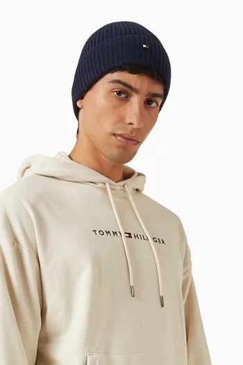 Flag Beanie in Cashmere