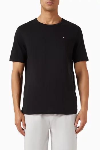 Crew Neck T-shirt in Cotton, Set of 3