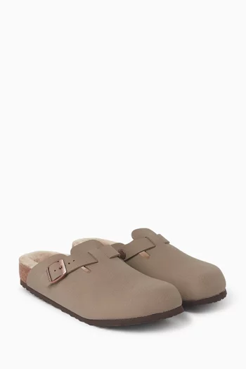 Boston Clogs in Birko-Flor® & Shearling