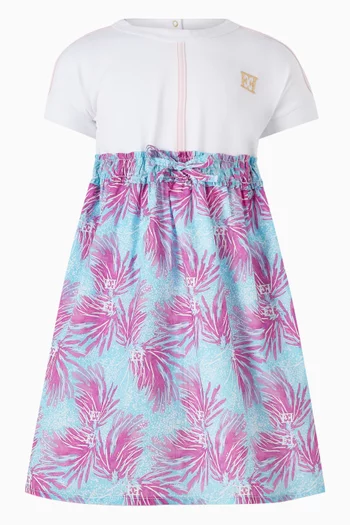 فستان بنقشة زهور