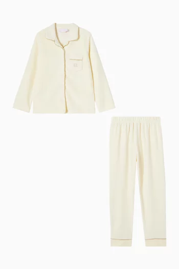 Logo Pyjama Set in Fleece