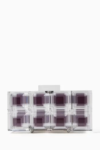 Zaha Clutch in Acrylic