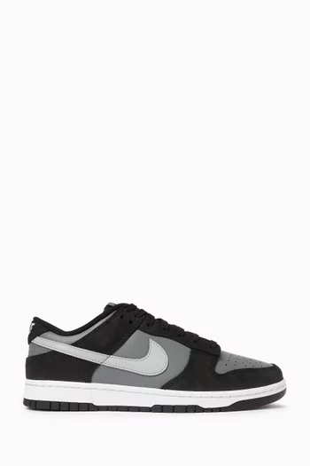 سنيكرز دانك أسفل الكاحل جلد وشمواه