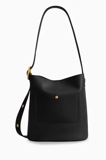 Bleecker Bucket Bag in Grained Leather